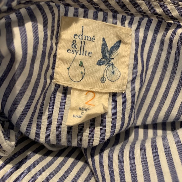 Anthropologie Blue and White Sleeveless Tunic for - Picture 7 of 7